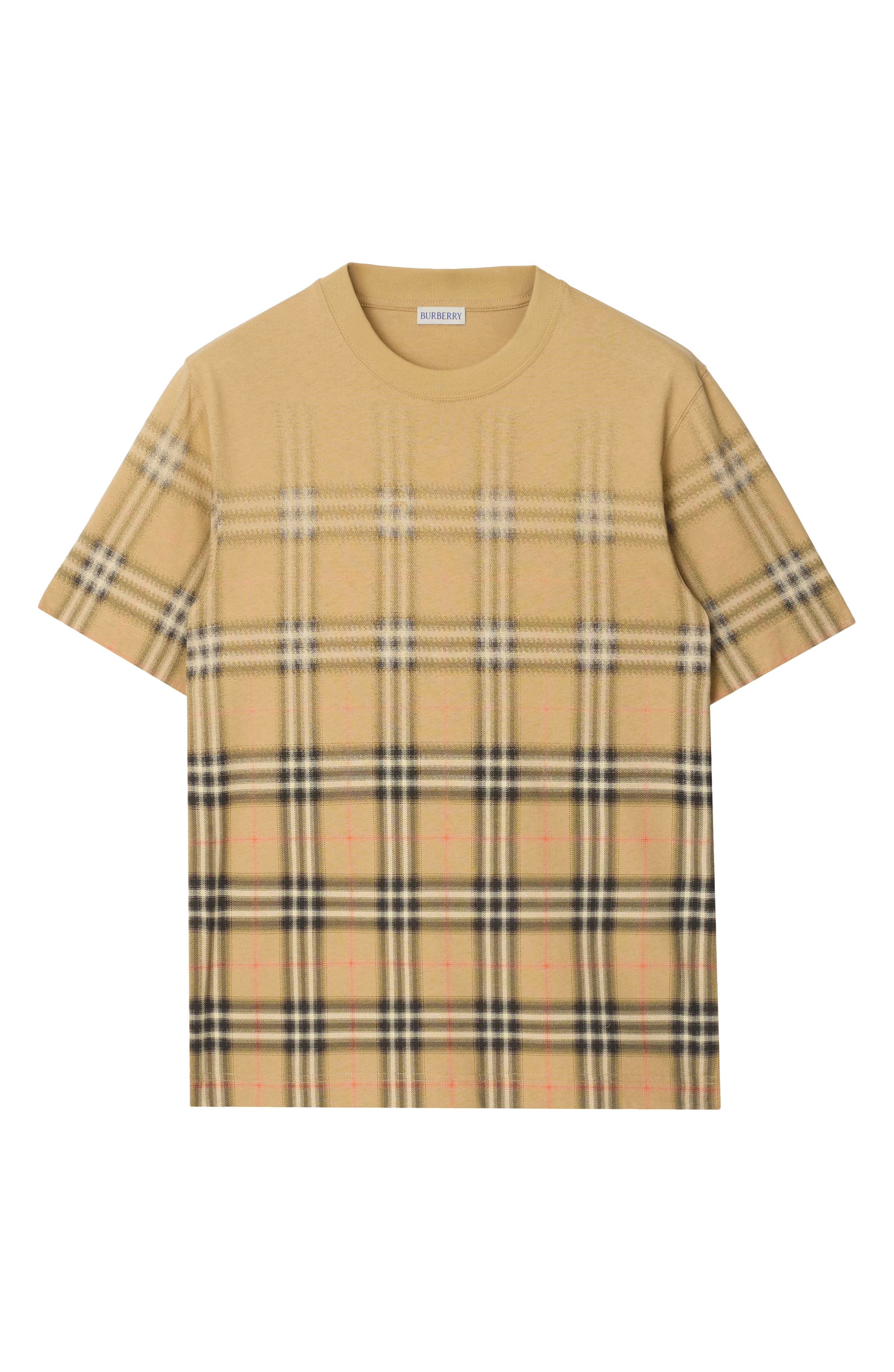 Ryan Degrade Check T-Shirt