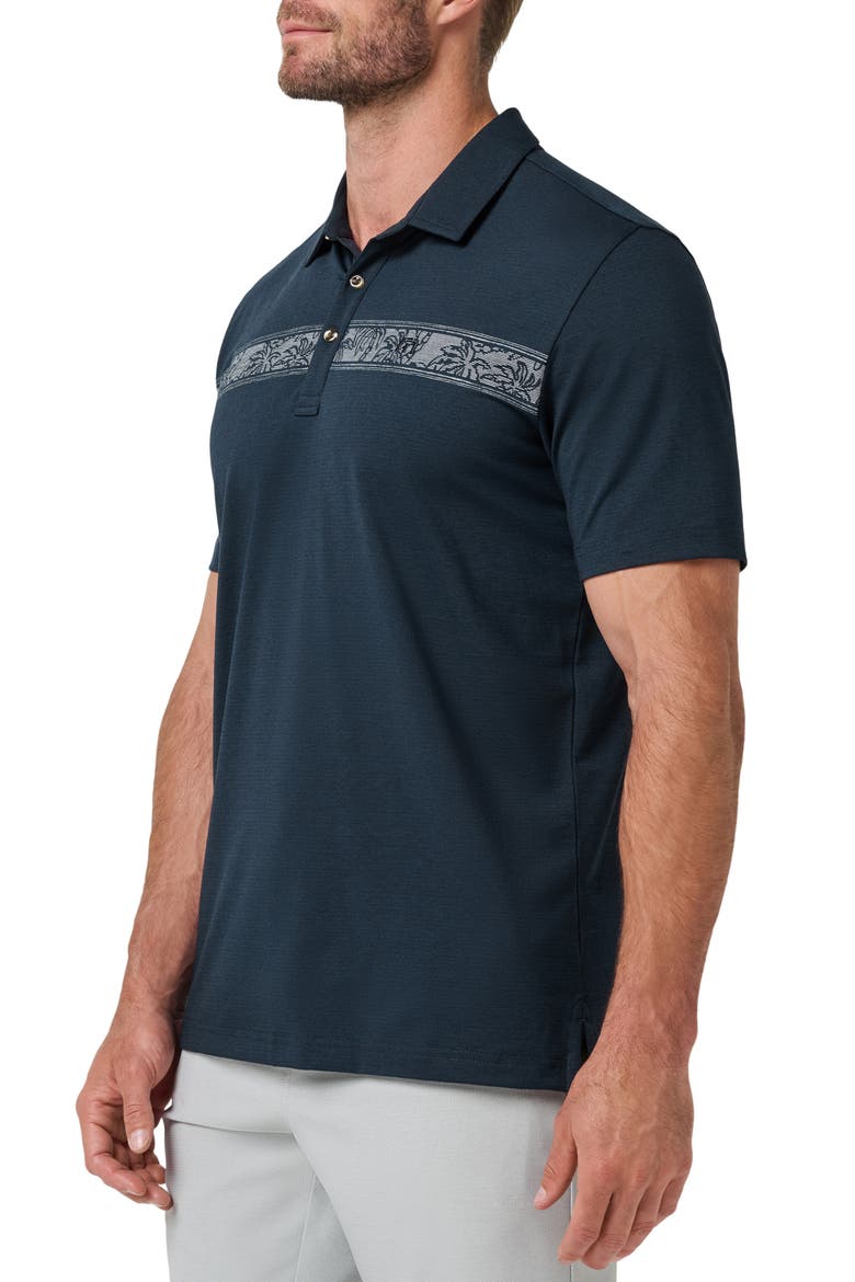 Heater Series Performance Polo, Alternate, color, TOTAL ECLIPSE/ ANTIQUE WHITE
