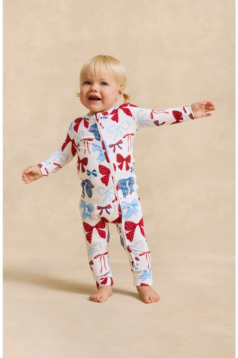 Fitted Convertible One-Piece Pajamas, Alternate, color, WHITE