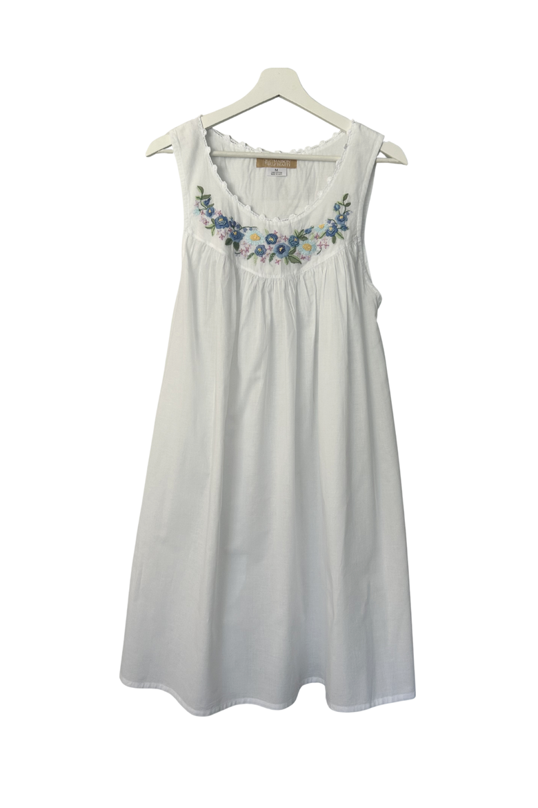 Blue Rosebud Nightgown, Main, color, Blue