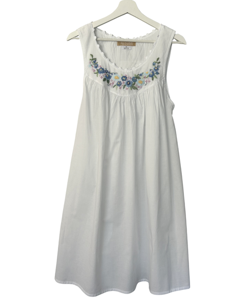 Blue Rosebud Nightgown