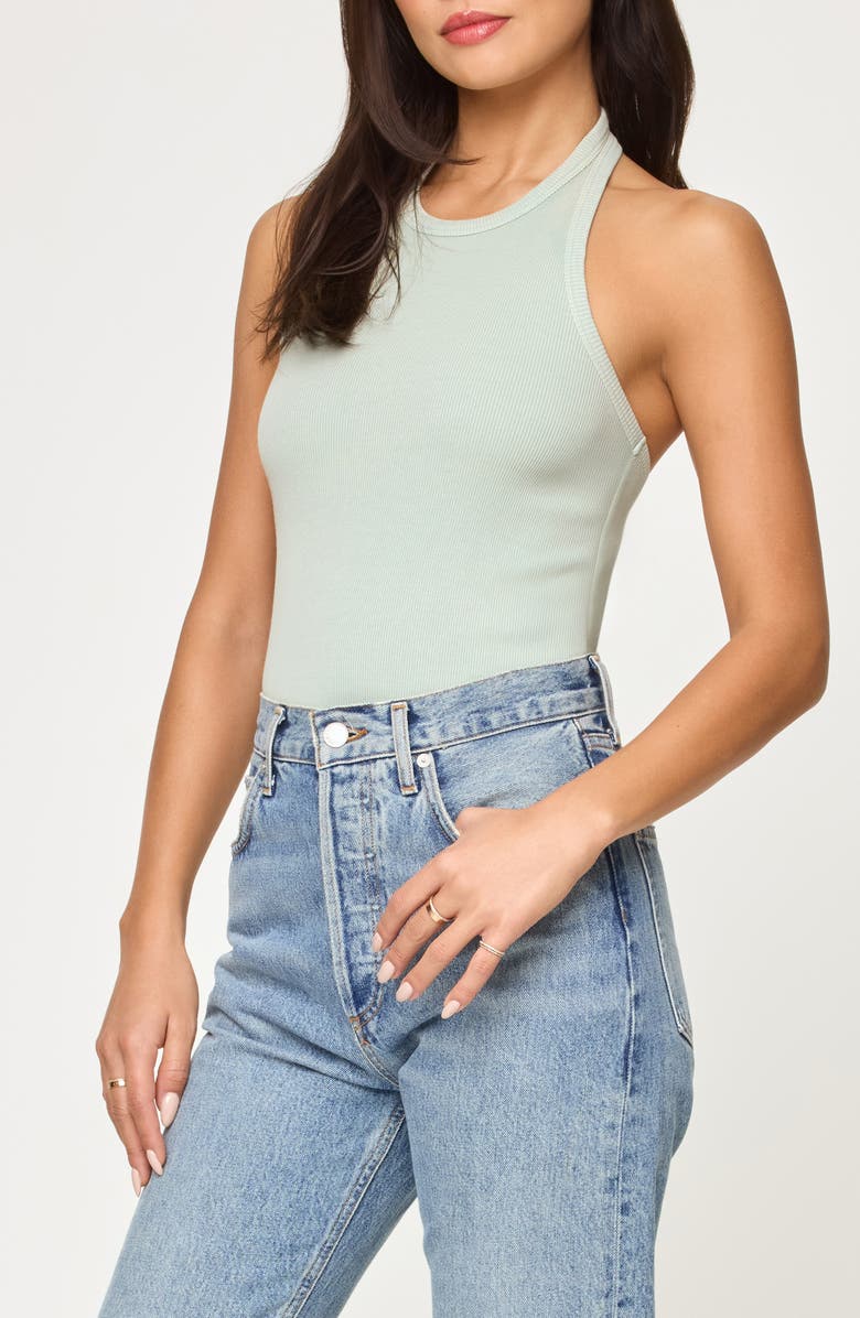 LSPACE Alyx Cover-Up Halter Tank, Alternate, color, Mineral