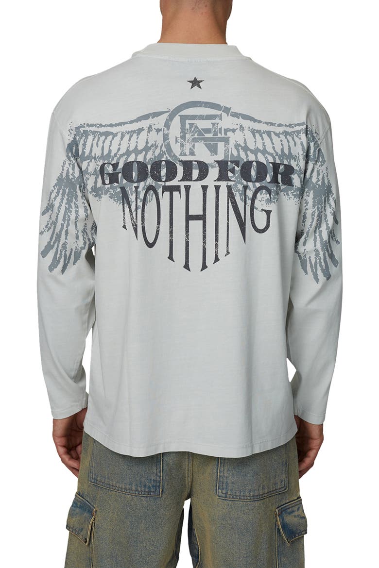 Long Sleeve Eagle Tee, Alternate, color, White