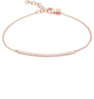 EF Collection Diamond Bar Chain Bracelet