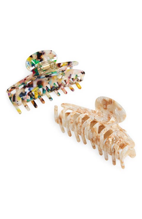 Assorted 2-Pack Claw Clips