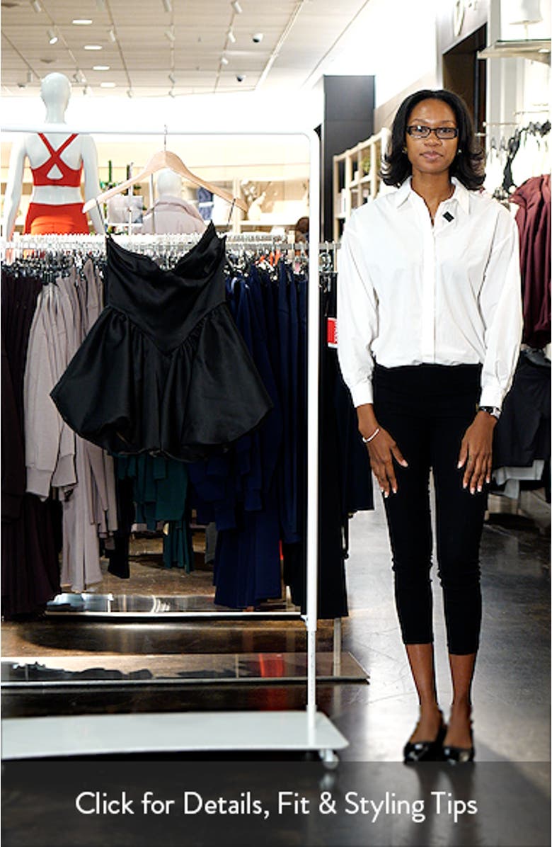 Avella Strapless Bubble Hem Minidress, sales video thumbnail