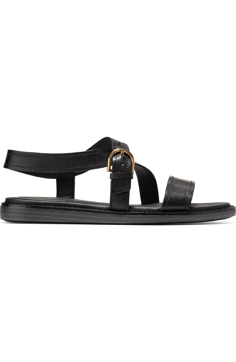 Cole Haan Kami Slingback Sandal, Alternate, color, Black Leather