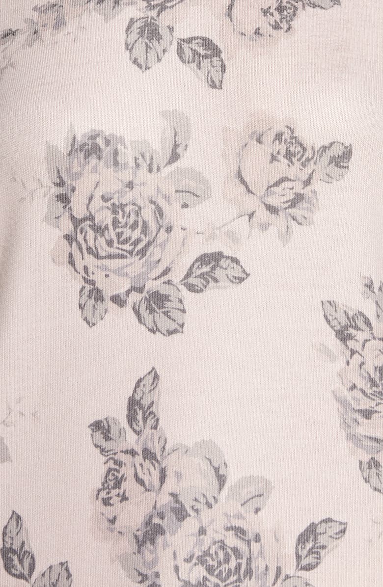 PJ Salvage La Vie En Rose Pajama Top, Alternate, color, Pink Clay