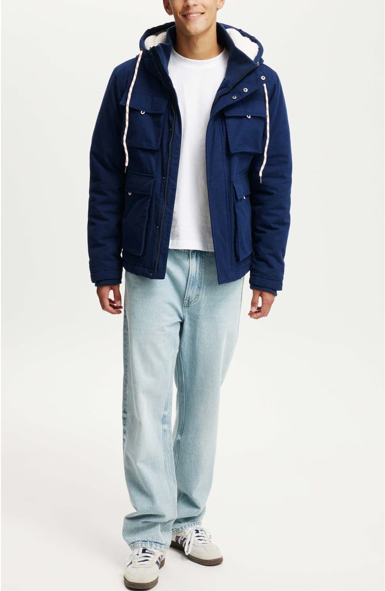 Cotton On Men's Heavy Weight Utility Parka, Alternate, color, 