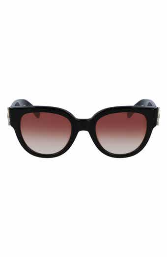 Longchamp 52mm Gradient Tea Cup Sunglasses