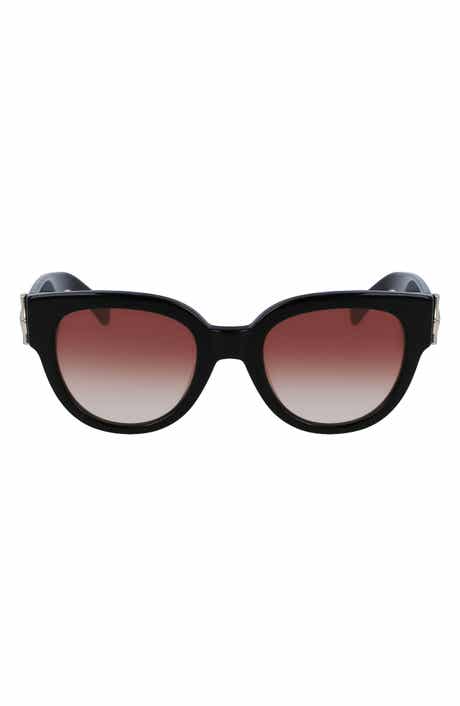 Longchamp 52mm Gradient Tea Cup Sunglasses