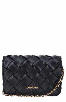 bebe Luca Woven Crossbody Bag