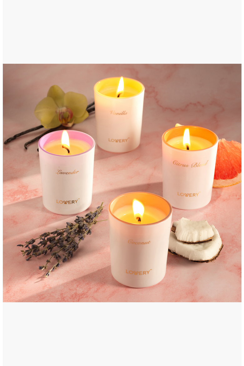 15-Pc. Candle Gift Set with 12 Scented Home Candles, Calendar & Gold Pen, Alternate, color, None