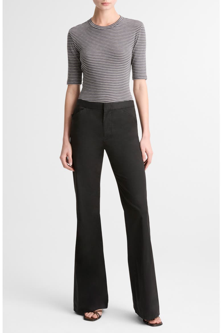 Flare Pants, Alternate, color, BLACK