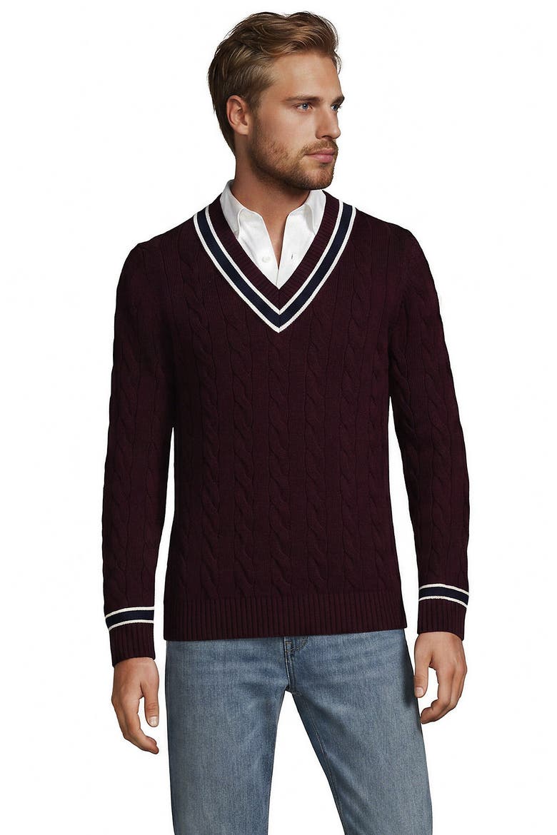 Long Sleeve Drifter Cricket Sweater, Alternate, color, Lush Burgundy