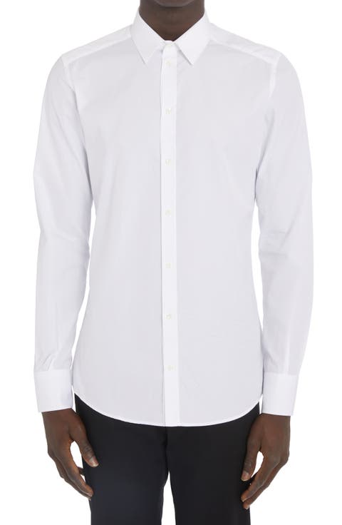 Men's Cotton Button-Up Shirt