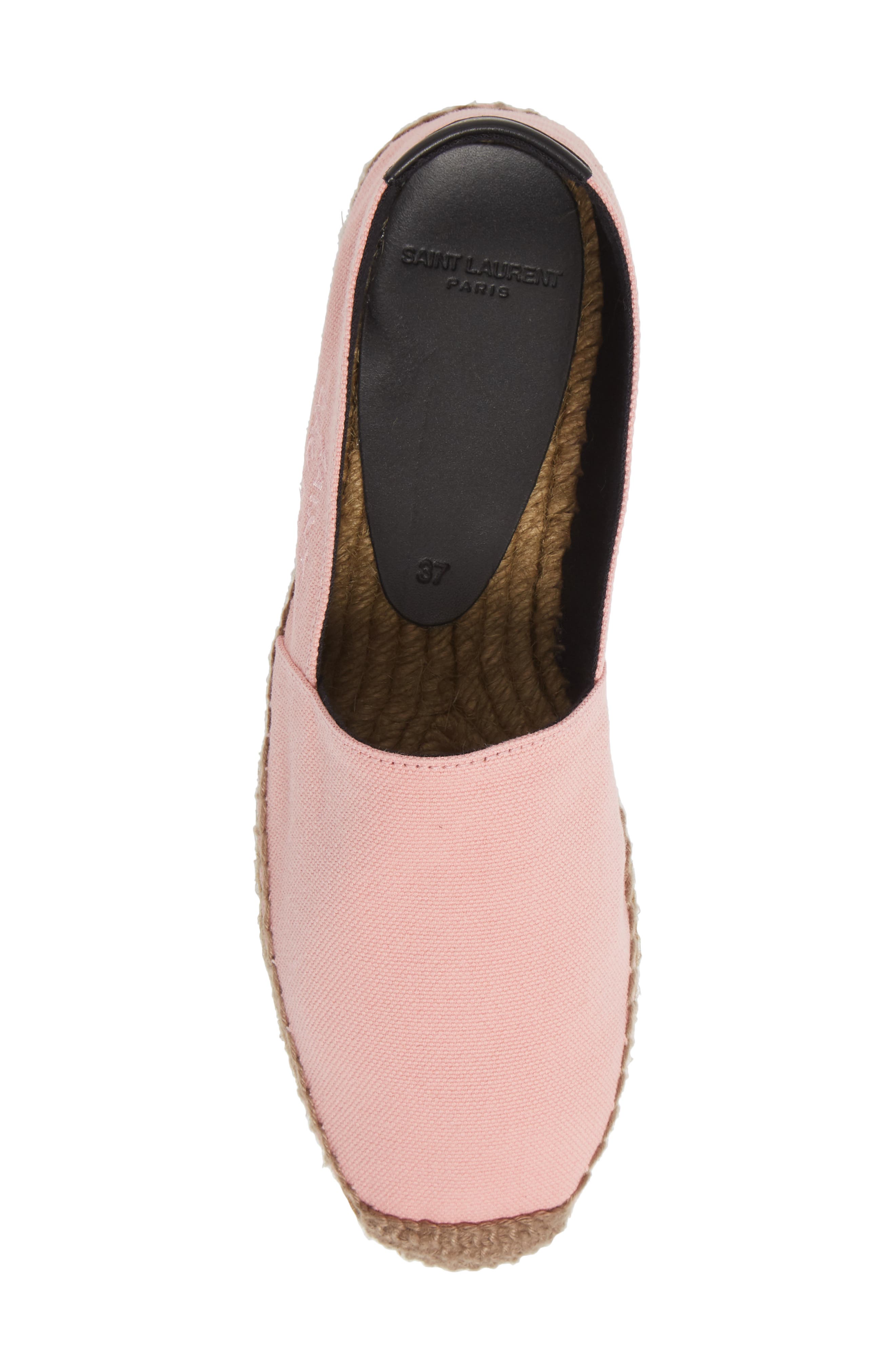 Monogramme Espadrille Flat, Alternate, color, EROS PINK