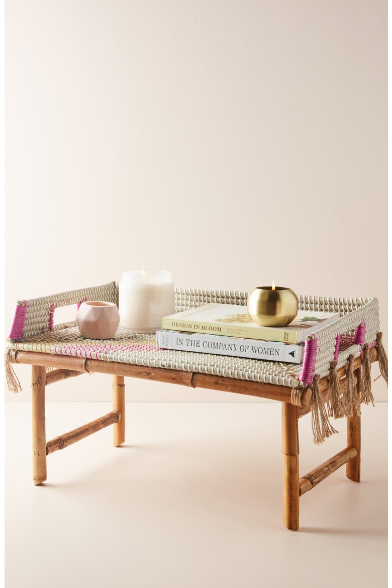 Anthropologie Amallia Breakfast Tray, Main, color, SEA GRASS