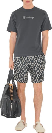 【BURBERRY】SURFER KNIGHT T-SHIRT Burberry Surfer Knight T-shirt | Grey | FARFETCH GE