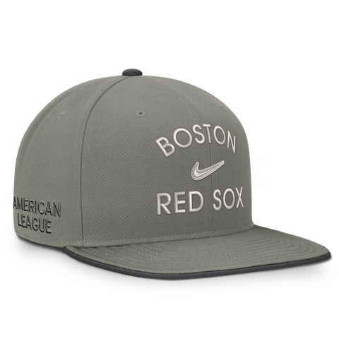 Men's Nike Olive Boston Red Sox Pro Dri-FIT Snapback Hat
