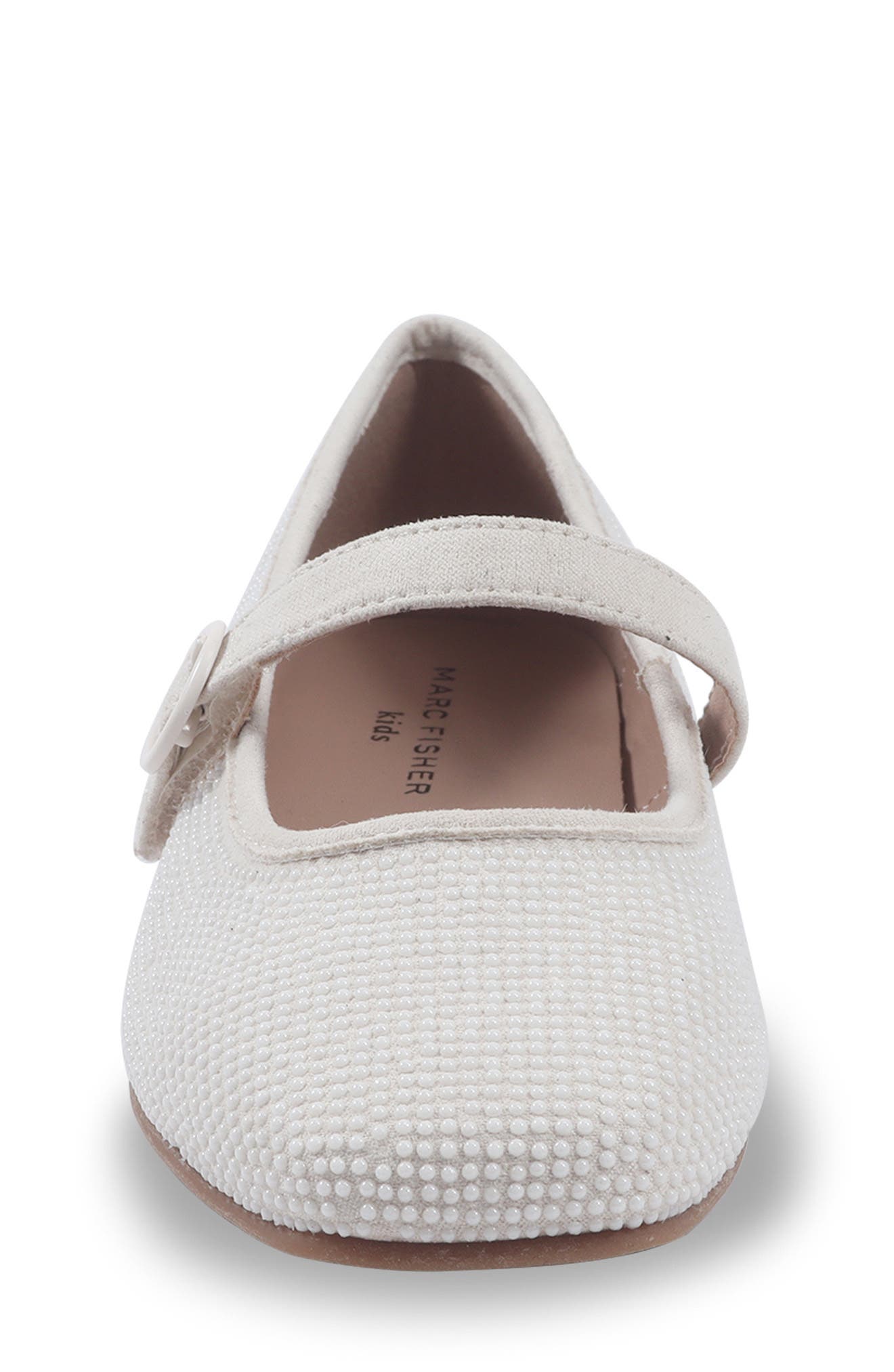 Marc Fisher Sandra Sabrina Mary Jane Flat, Alternate, color, Ivory