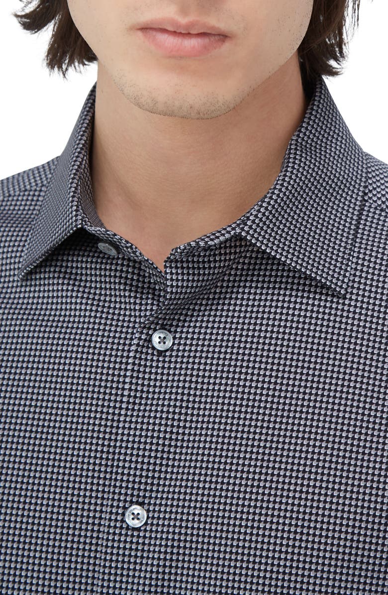 Bugatchi James OoohCotton<sup>®</sup> Micropattern Button-Up Shirt, Alternate, color,