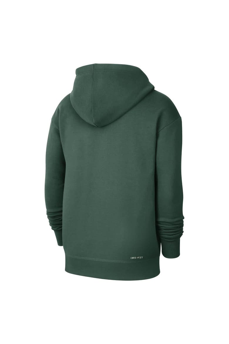 Men's Nike  Hunter Green Milwaukee Bucks Courtside Standard Issue Premium Performance Pullover Hoodie, Alternate, color, Hunter Green