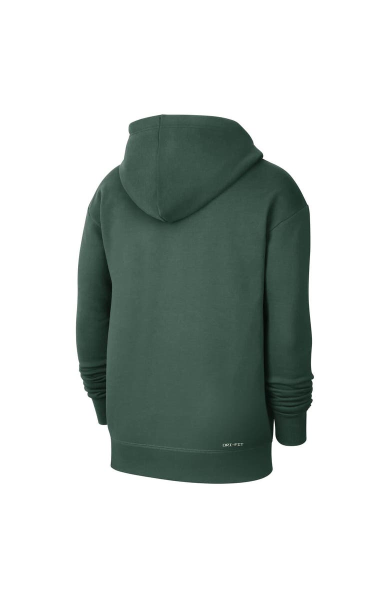 Nike Men's Nike Hunter Green Milwaukee Bucks Courtside Standard Issue Premium Performance Pullover Hoodie, Alternate, color, Hunter Green