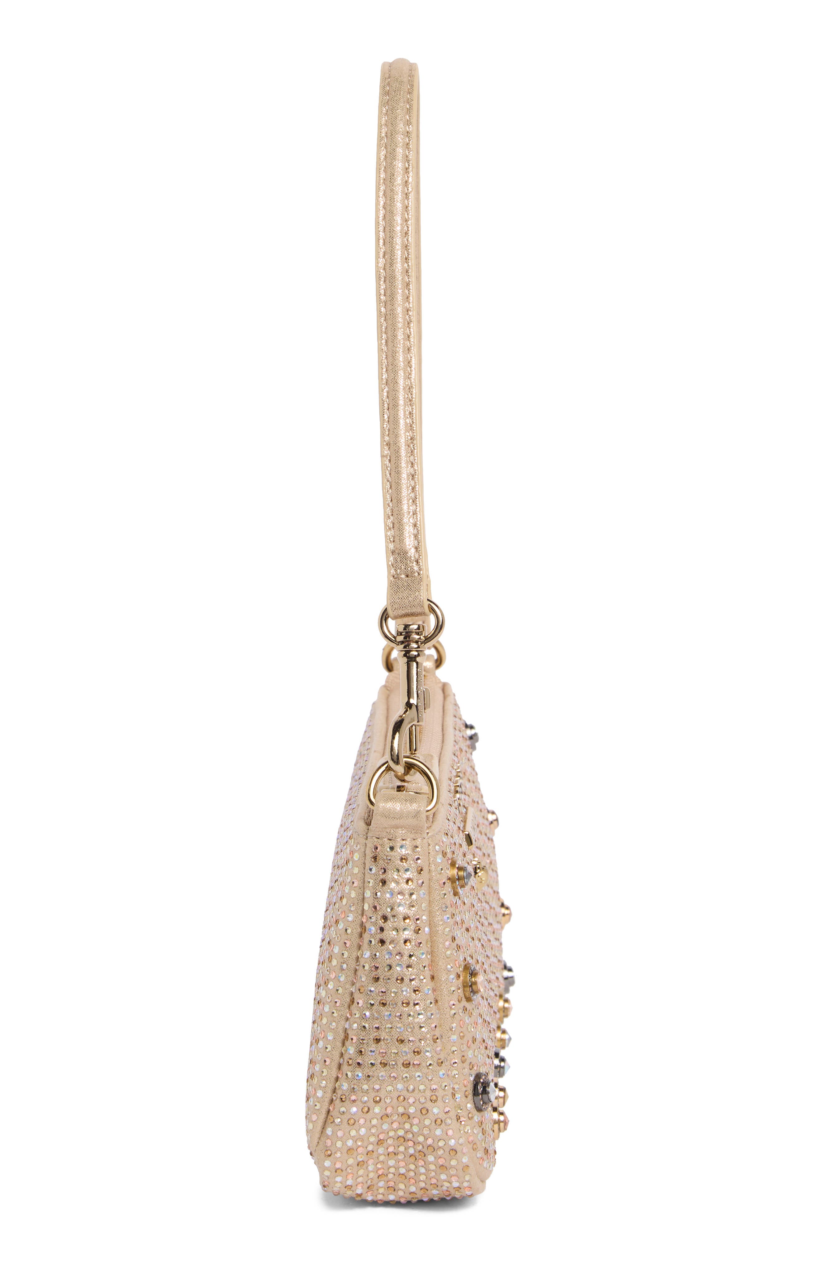 Small Highgate Crystal Baguette, Alternate, color, GOLD