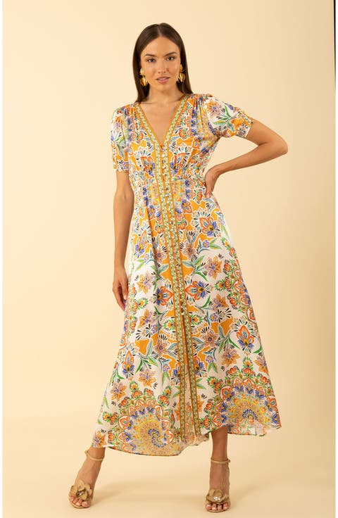 Shop Orange Hale Bob Online | Nordstrom