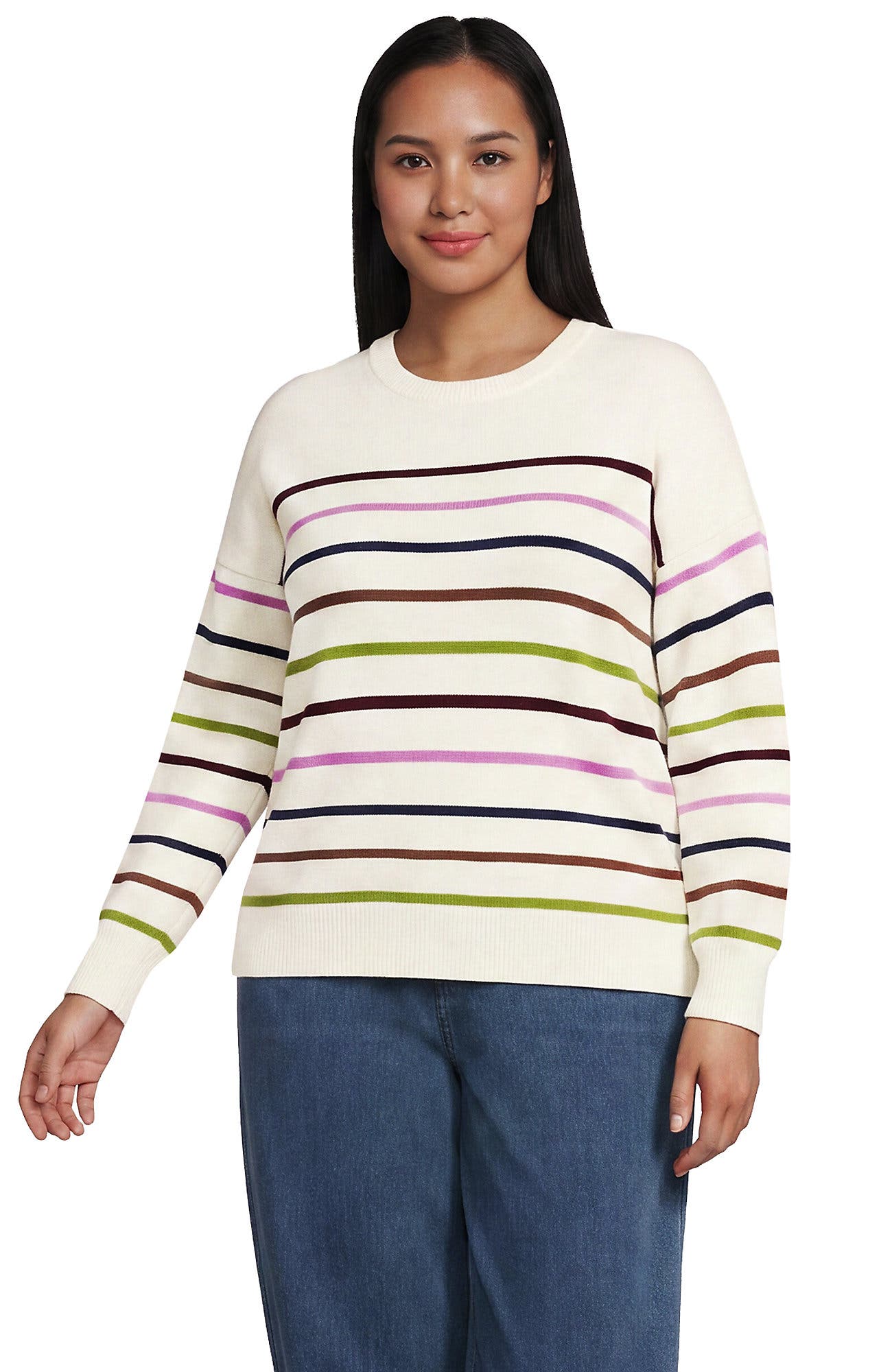 Fresh Ivory Multi Stripe