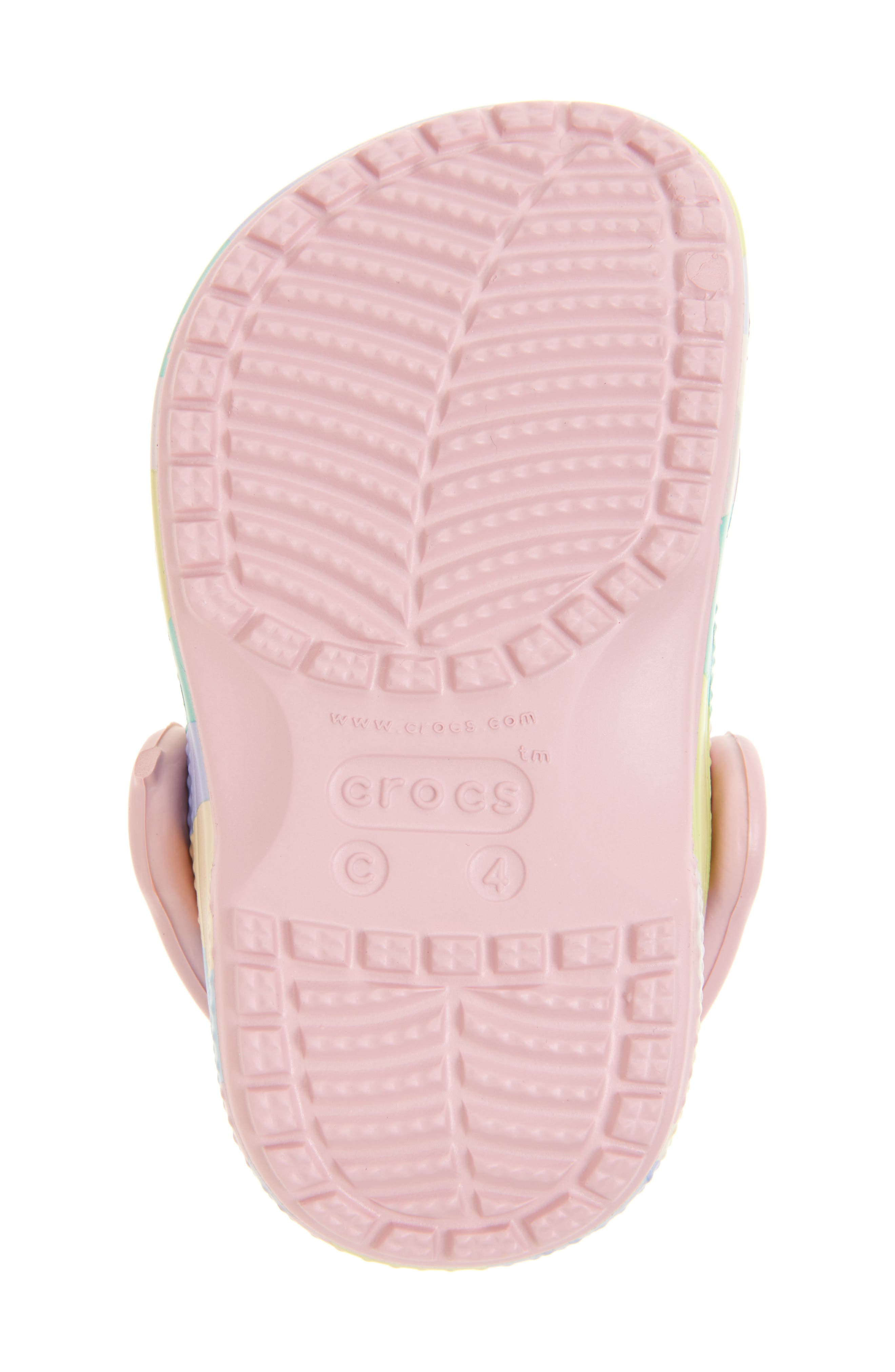 CROCS Kids' Baya Print Clog, Alternate, color, Petal Pink