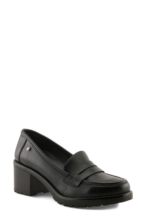 Cornett Faux Leather Loafer Pump