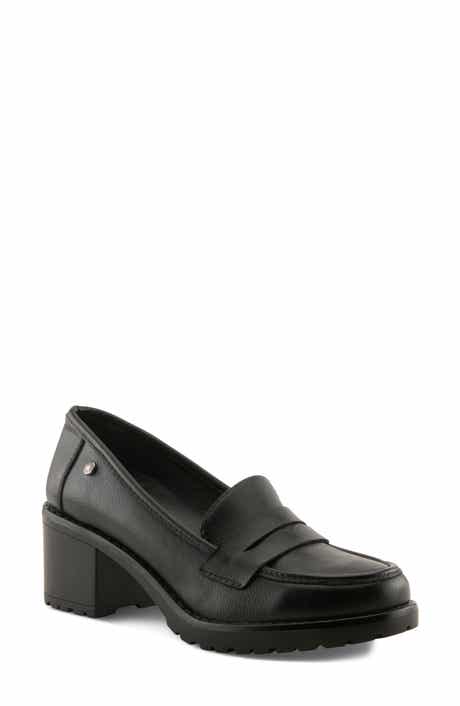 Cornett Faux Leather Loafer Pump