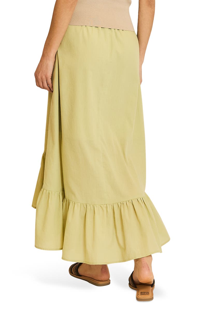 WISHLIST High-Low Midi Skirt, Alternate, color, Lime