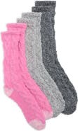 NORDSTROM RACK Assorted 3-Pack Cable Butter Socks