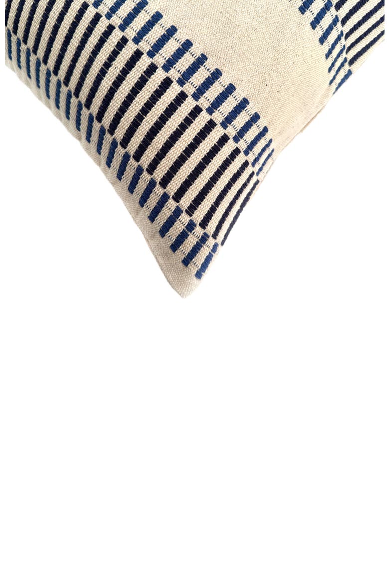 Spor Handwoven PIllow - Cover + Insert, Alternate, color, Natural / Black