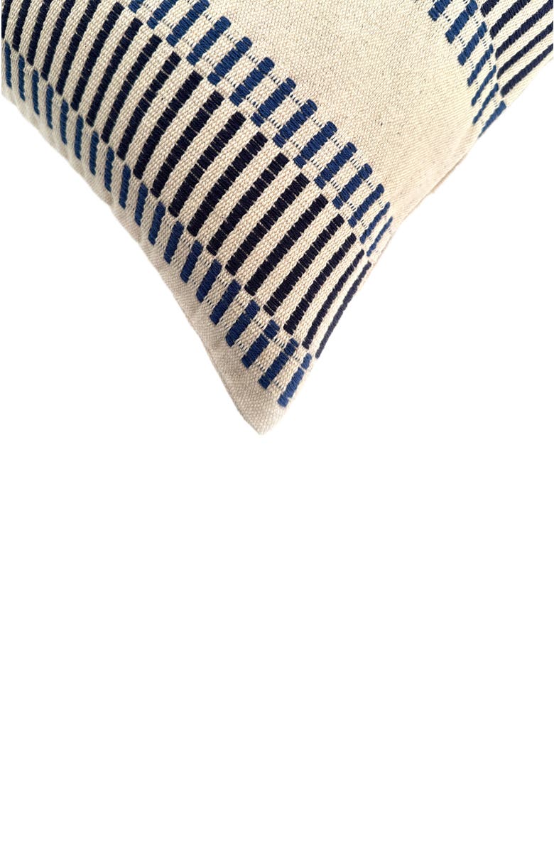 Nimmit Spor Handwoven PIllow - Cover + Insert, Alternate, color, Natural / Black