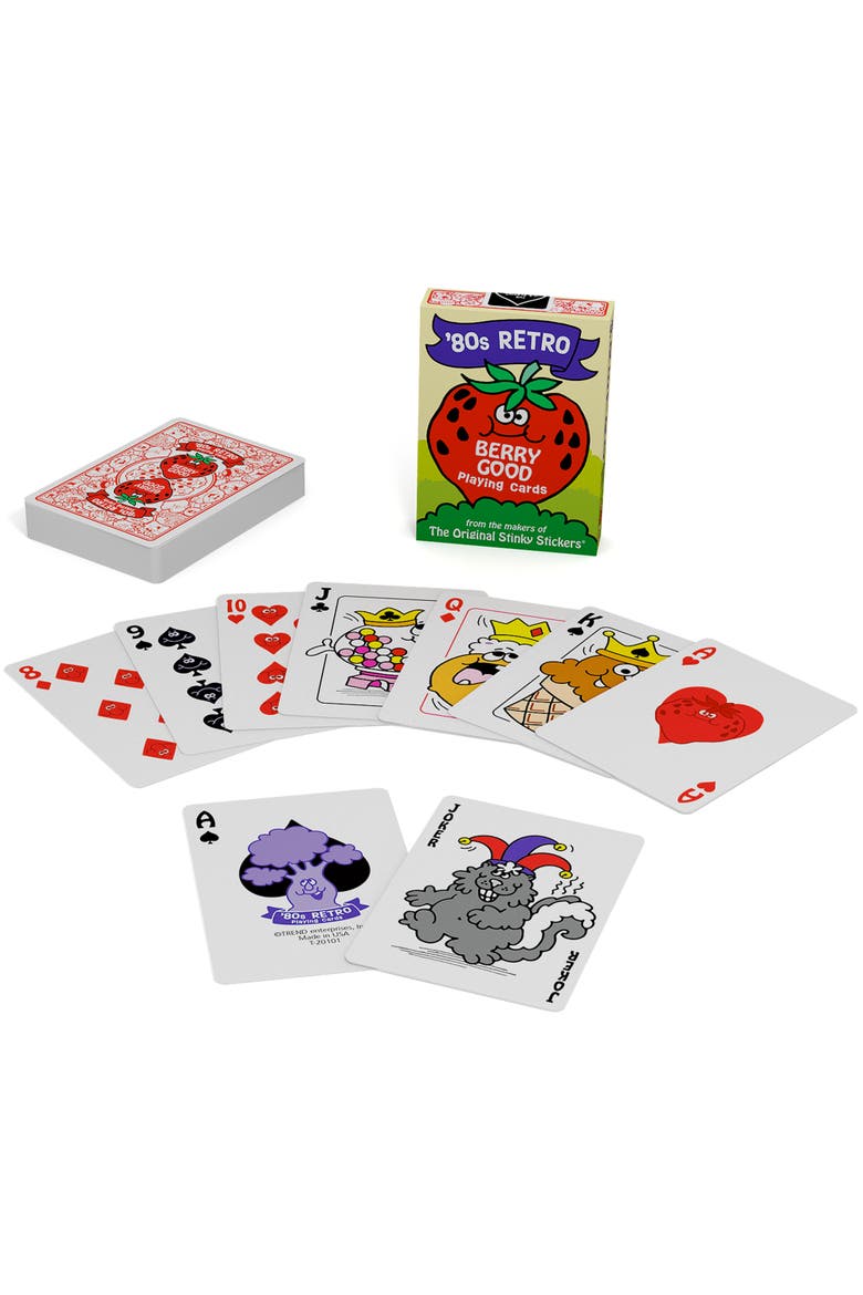 80s Retro Playing Cards, Bonus Collector Card, Alternate, color, Multicolored