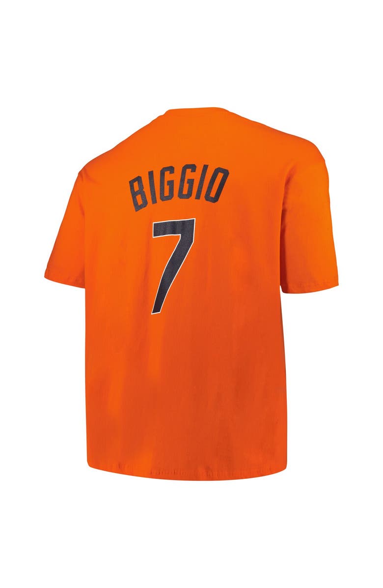 PROFILE Men's Profile Craig Biggio Orange Houston Astros Big & Tall Cooperstown Collection Player Name & Number T-Shirt, Alternate, color, Orange