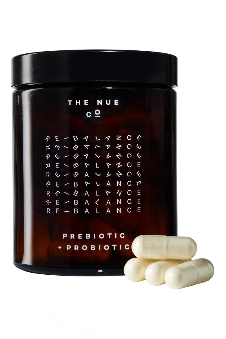 Prebiotic + Probiotic Dietary Supplement Capsules, Main, color, NO COLOR