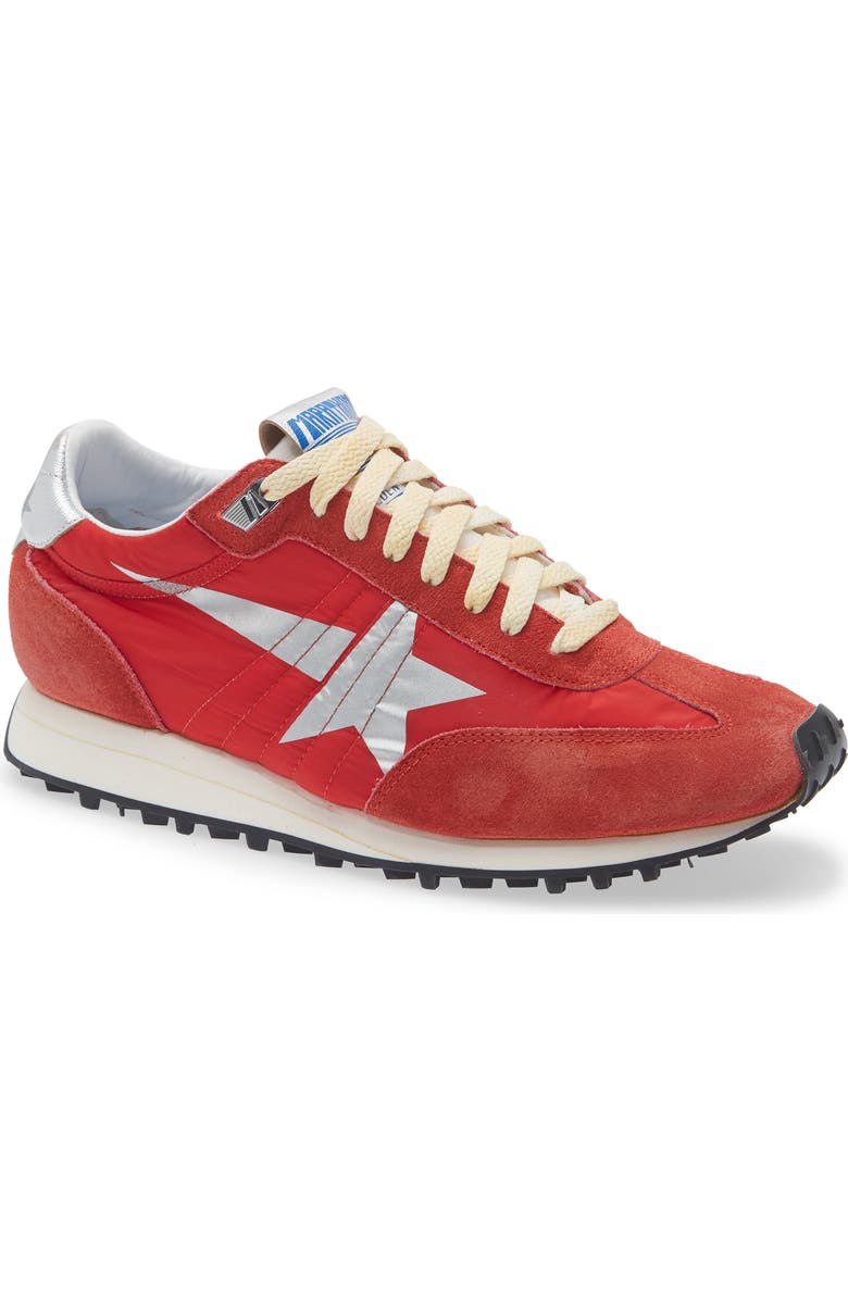 Golden Goose Running Marathon Sneaker, Main, color, Red/ Silver