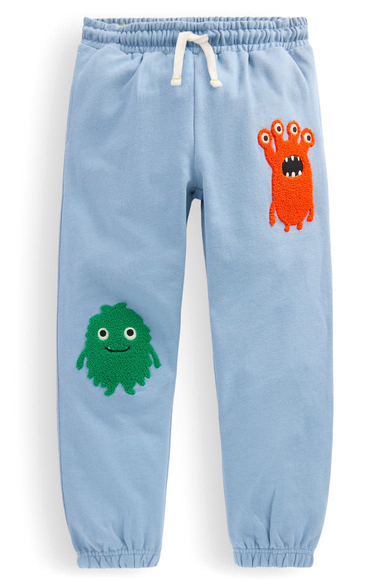 Kids' Fun Cotton Sweatpants, Main, color, MONSTER APPLIQUE