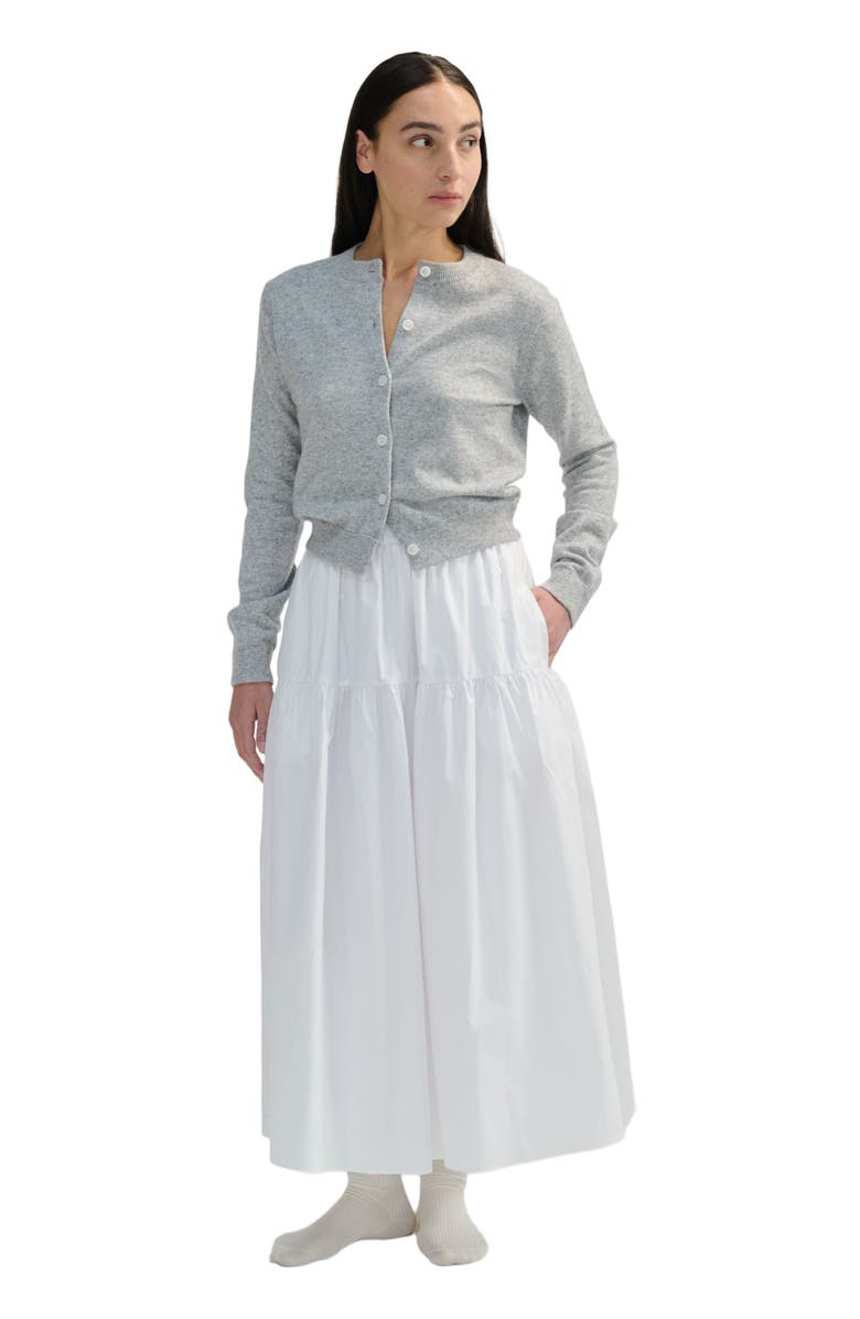 Almina Concept Cotton Midi Length Skirt, Main, color, 
