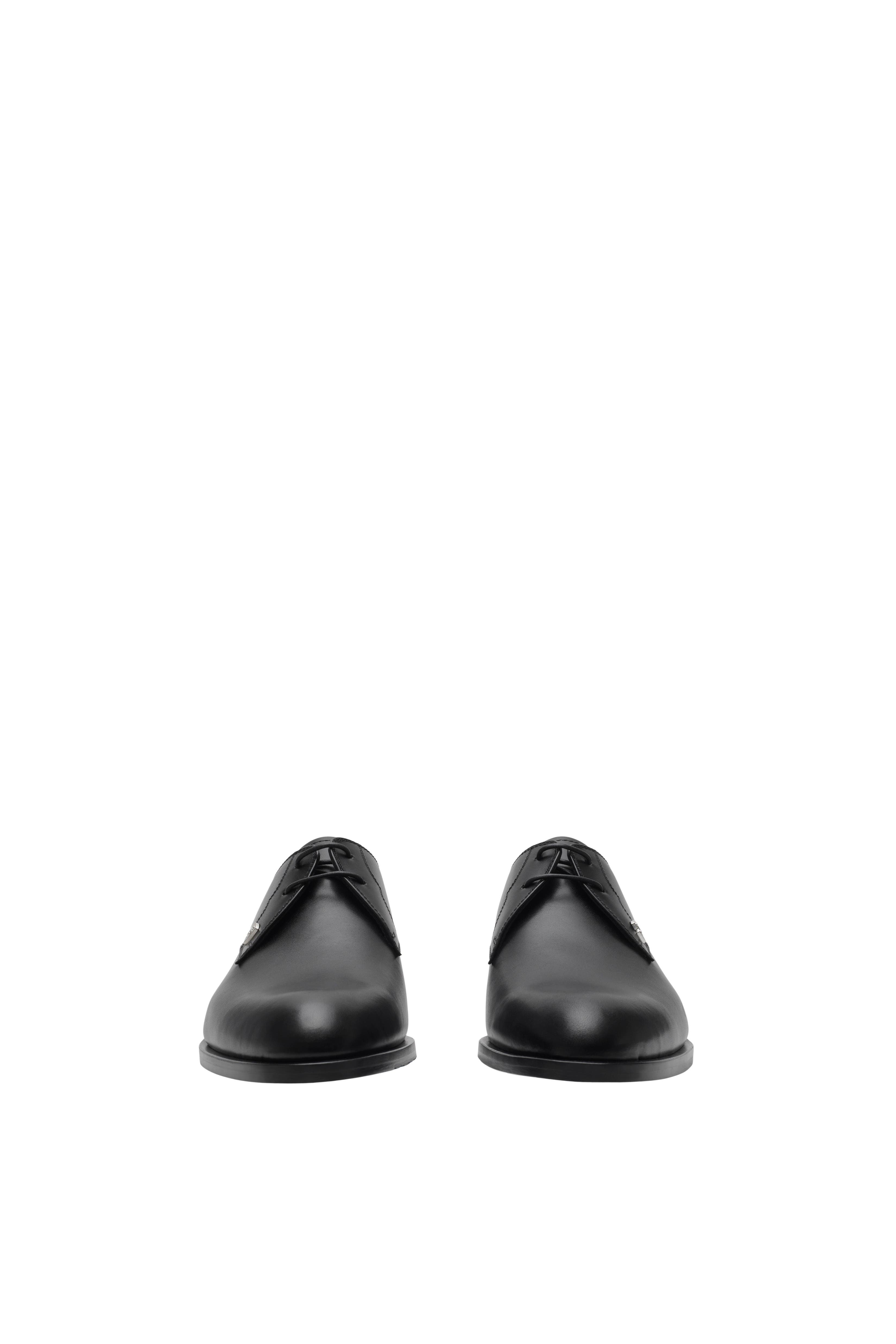 Burberry Leather Carlyle Derby Shoes, Alternate, color, 