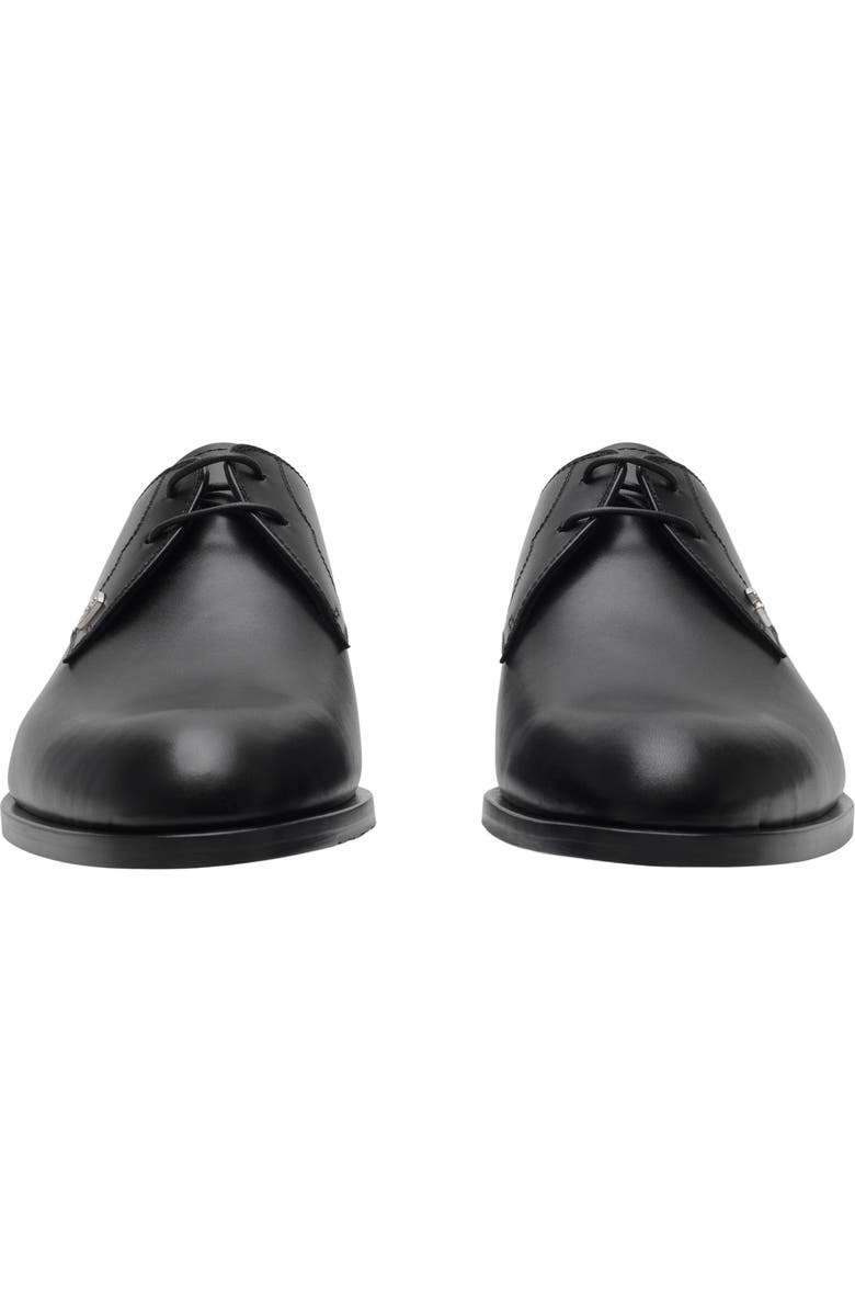 Burberry Leather Carlyle Derby Shoes, Alternate, color,