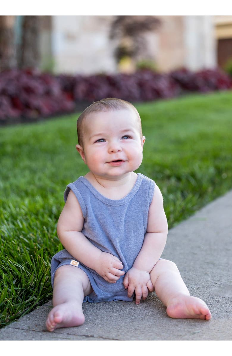 Beckett and Bear Axel Sleeveless Romper, Alternate, color, Blue
