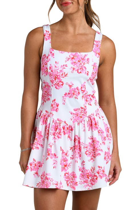 Rally Rose Print Tennis Dress