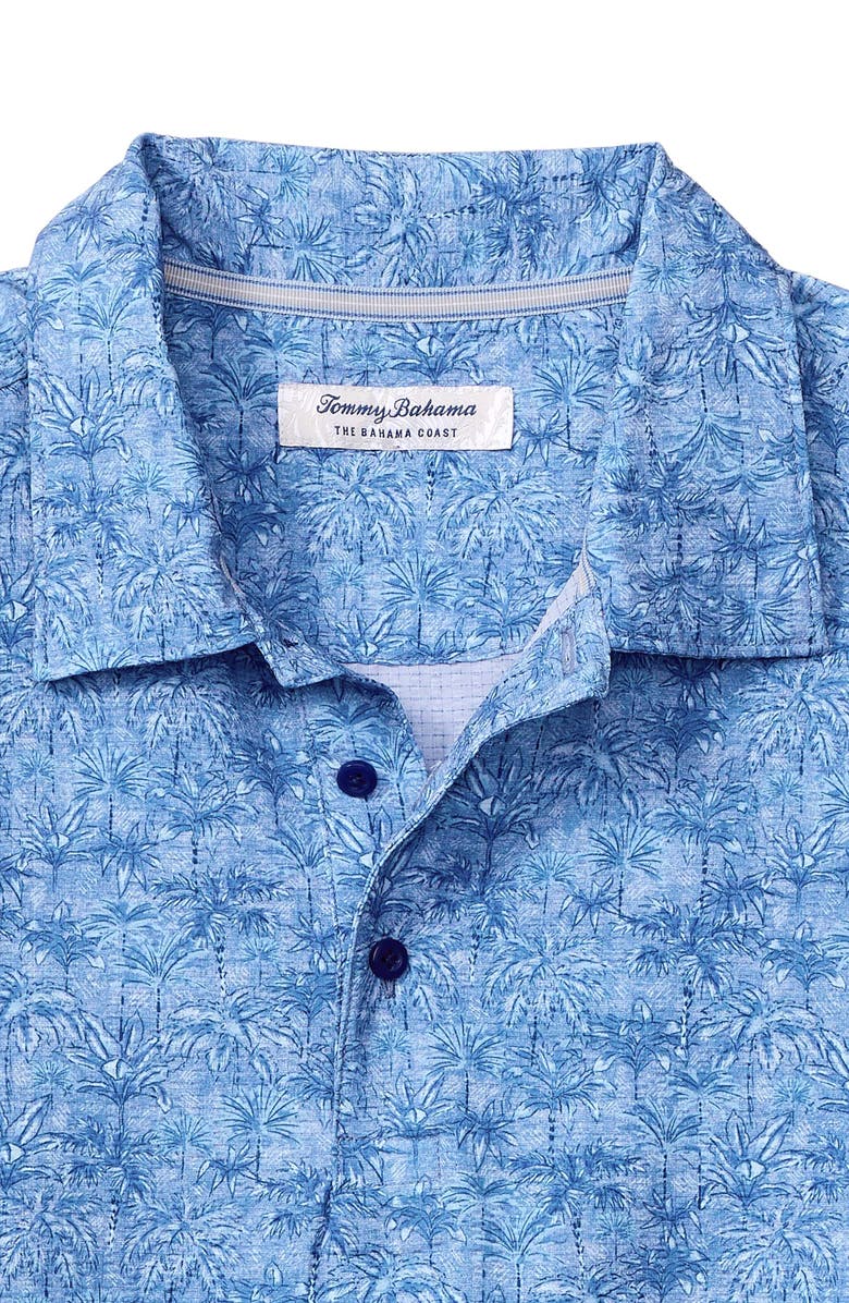 Tommy Bahama Bahama Coast Palm IslandZone<sup>®</sup> Performance Polo, Alternate, color, Cabo Blue