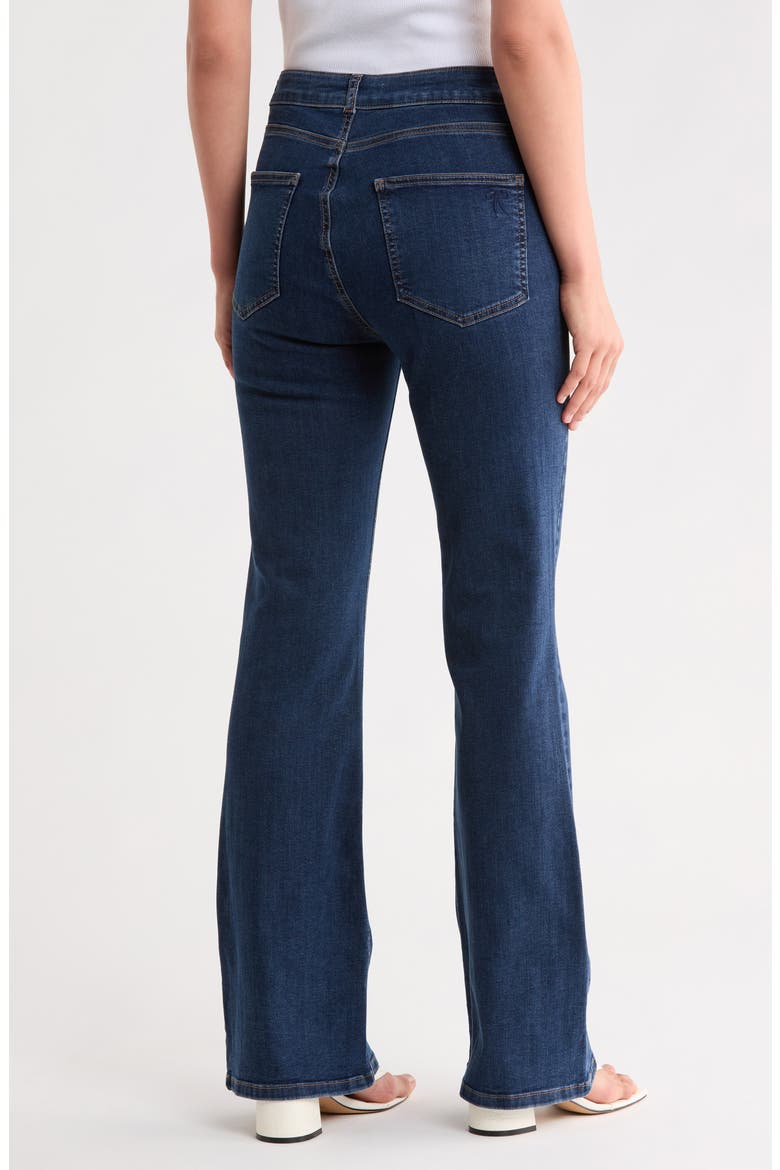 Cora High Waist Flare Leg Jeans, Alternate, color, BLU-INDIGO